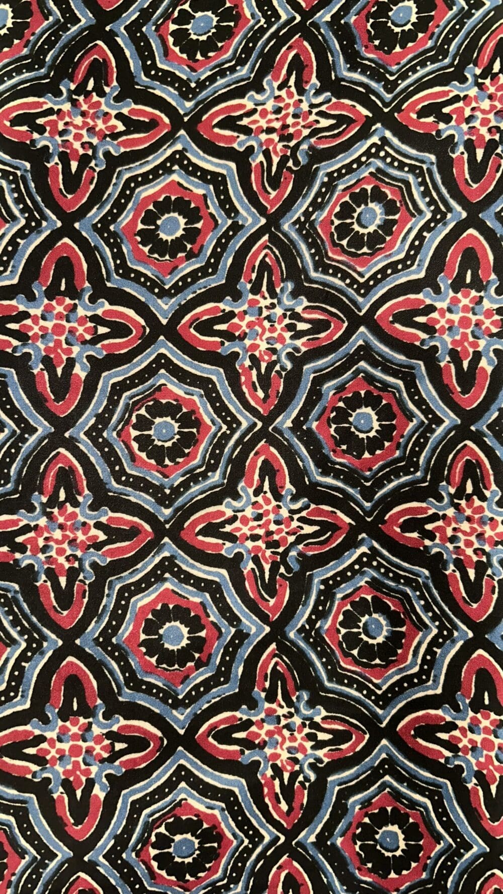 Modal Satin | Ajrakh Print - Image 3