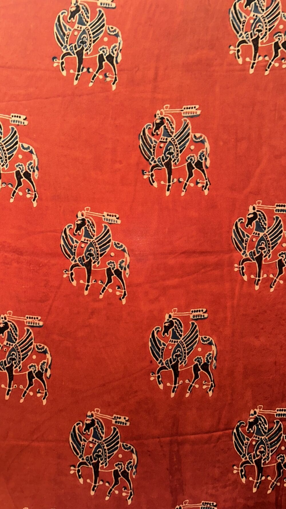Modal Satin | Ajrakh Print - Image 3