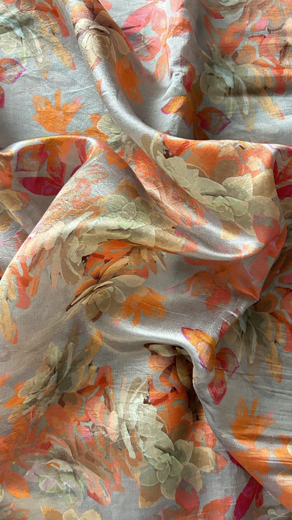 Italian Raw Silk Print