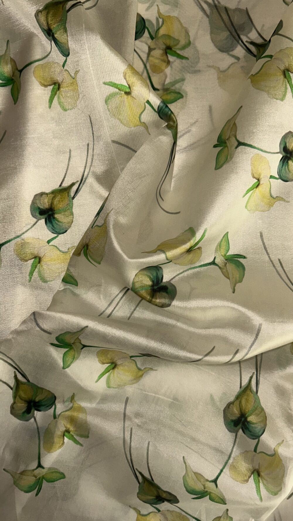 Italian Raw Silk Print