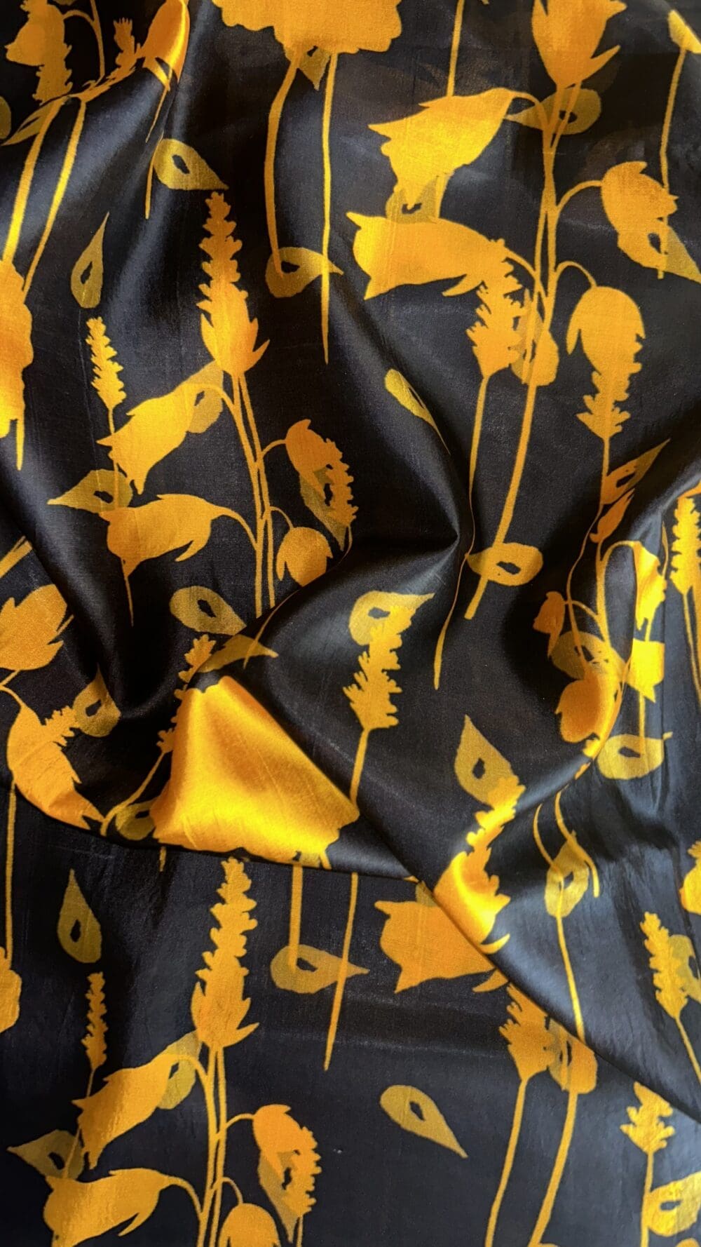 Italian Raw Silk Print