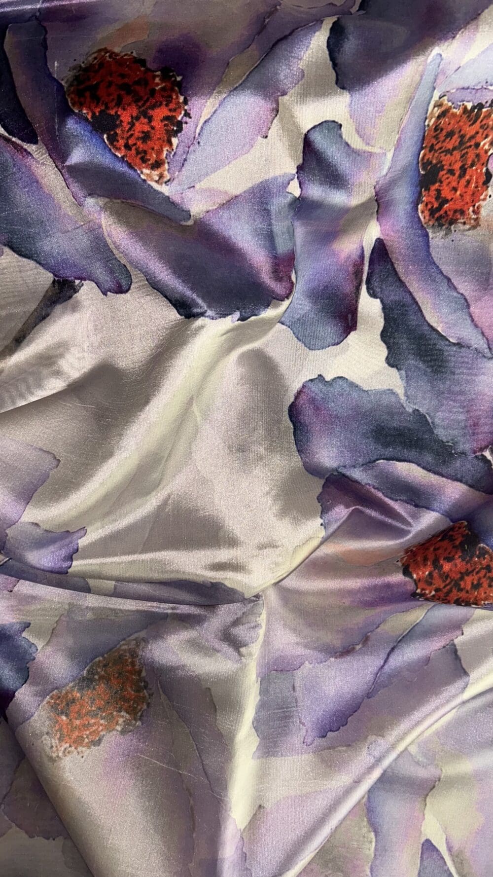 Italian Raw Silk Print