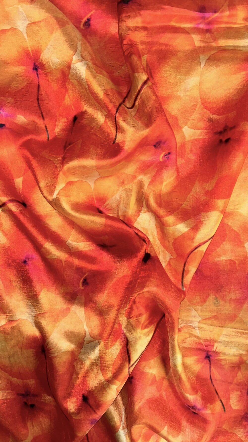 Italian Raw Silk Print
