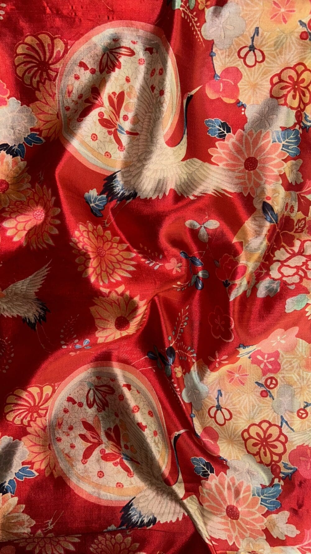 Italian Raw Silk Print