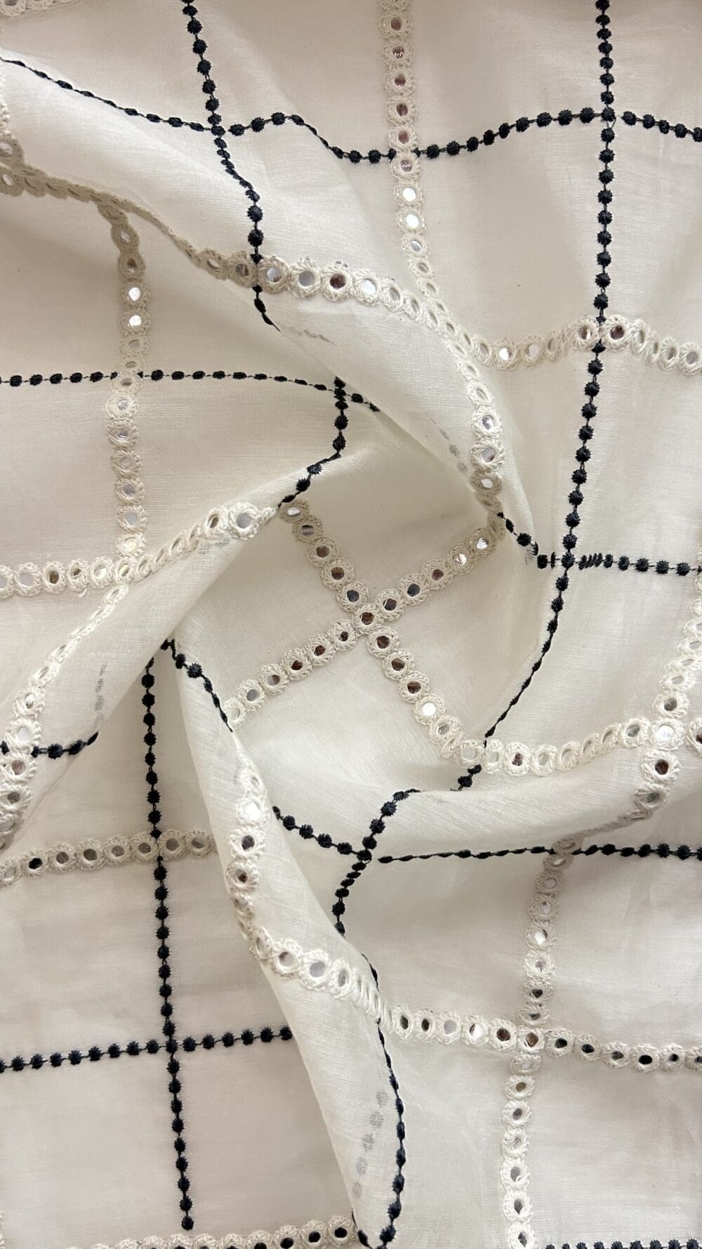 Silk Chanderi Embroidery