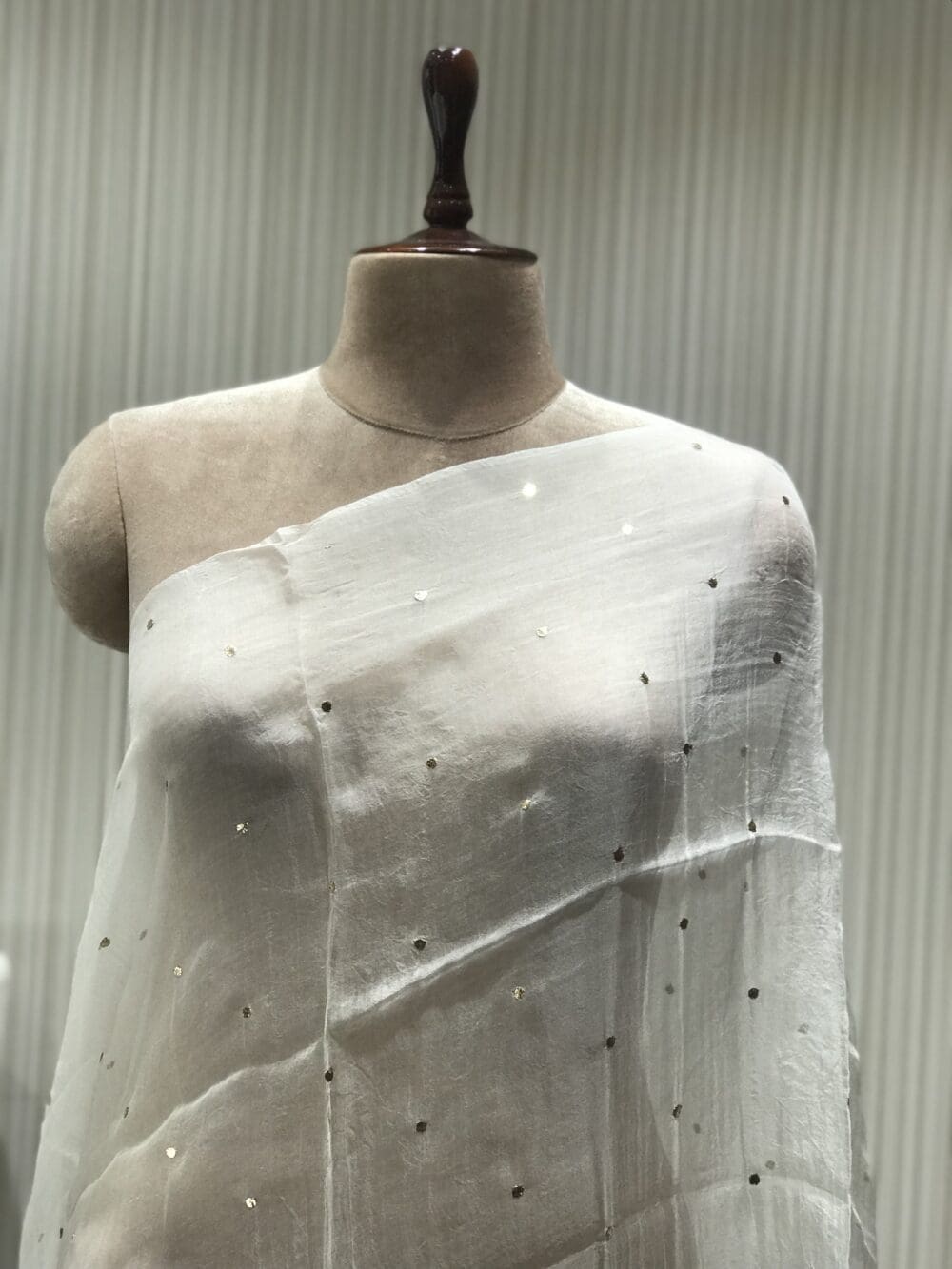 Mukaish Dupatta | Organza Silk