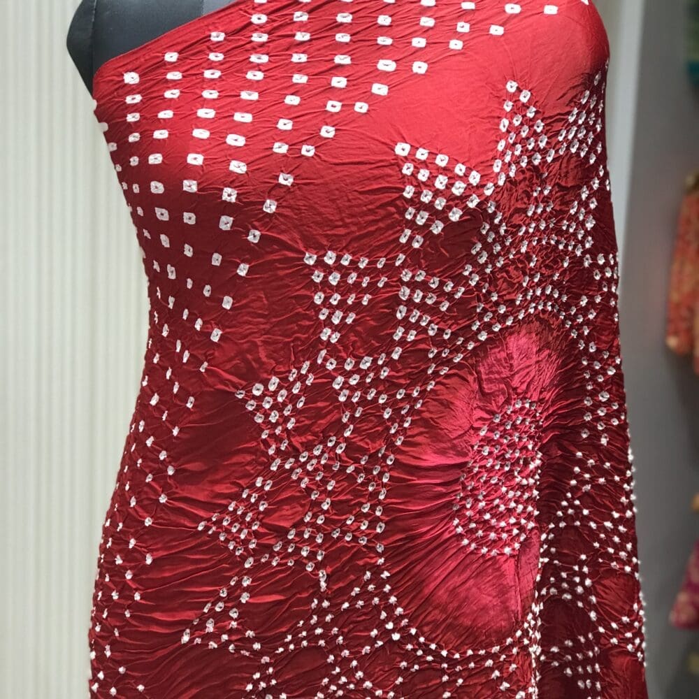 STC3820-MODAL SATIN BANDHEJ DUPATTA-STC3820-1 Bandhej Dupatta | Modal Satin