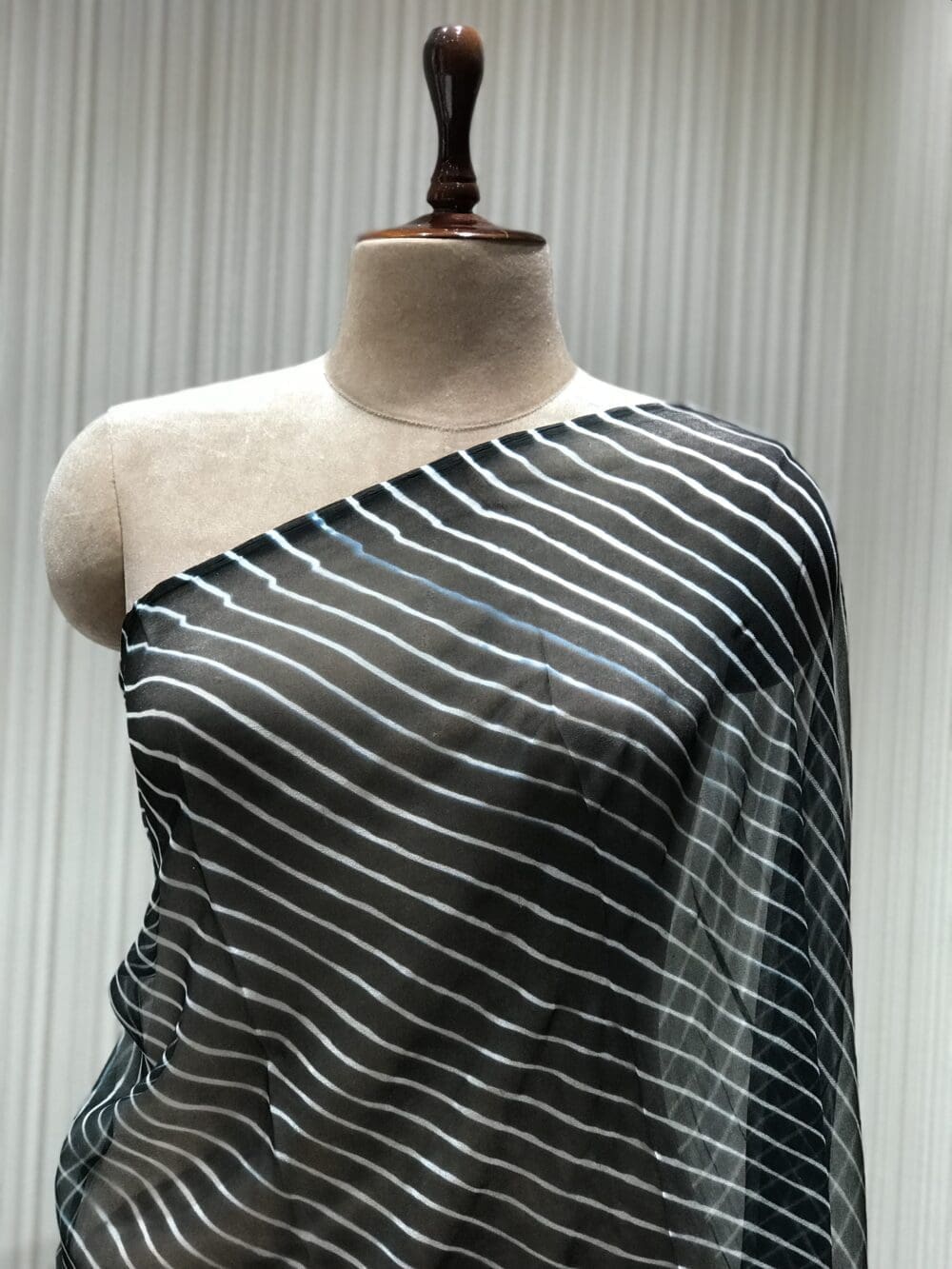 Georgette Silk Lehariya Dupatta - Image 2