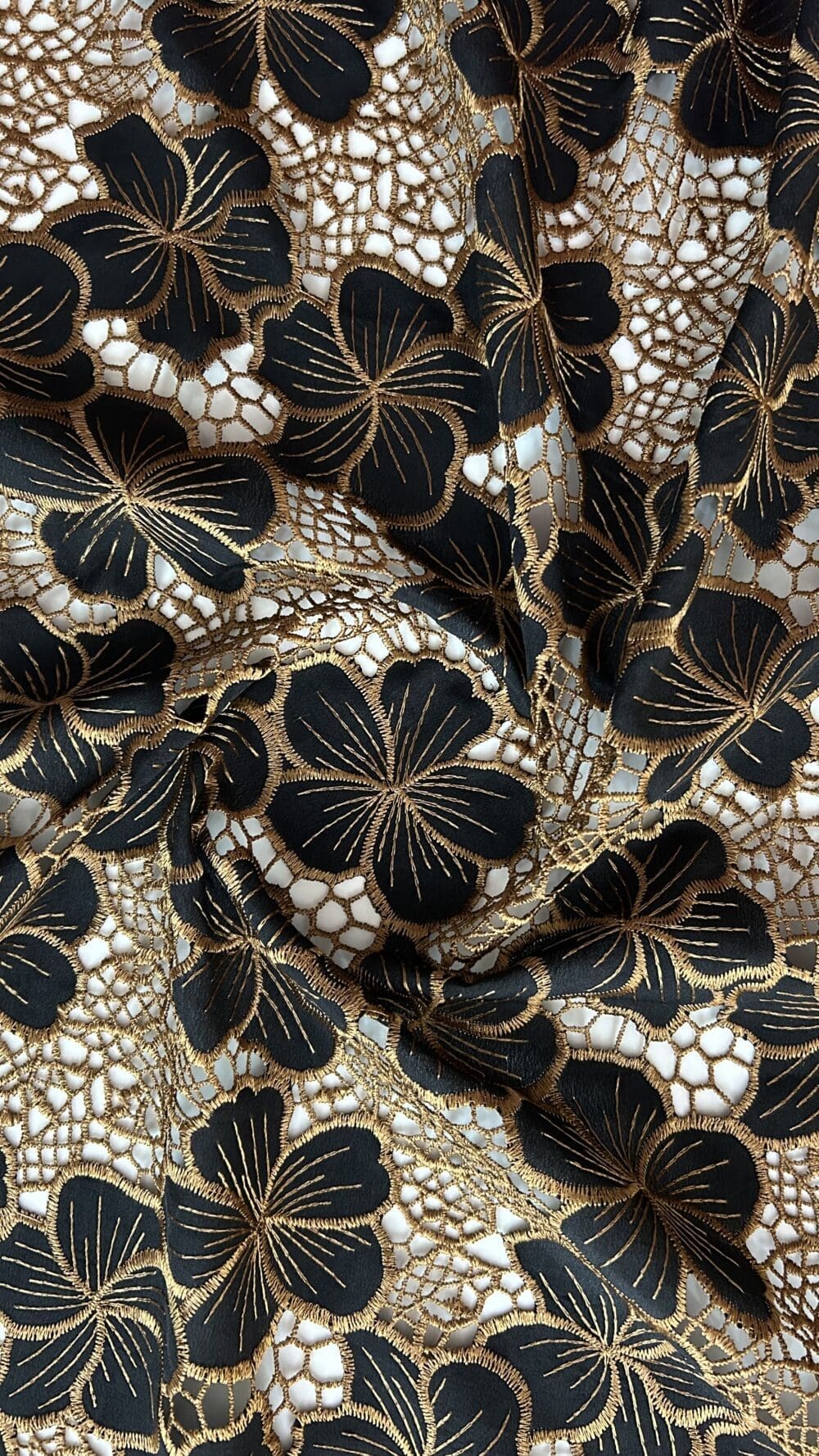 Crepe Lasercut Fabric