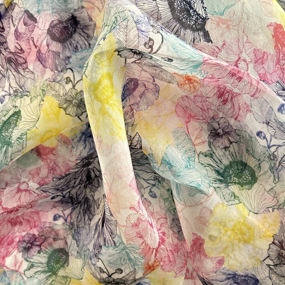 Silk Organza Print