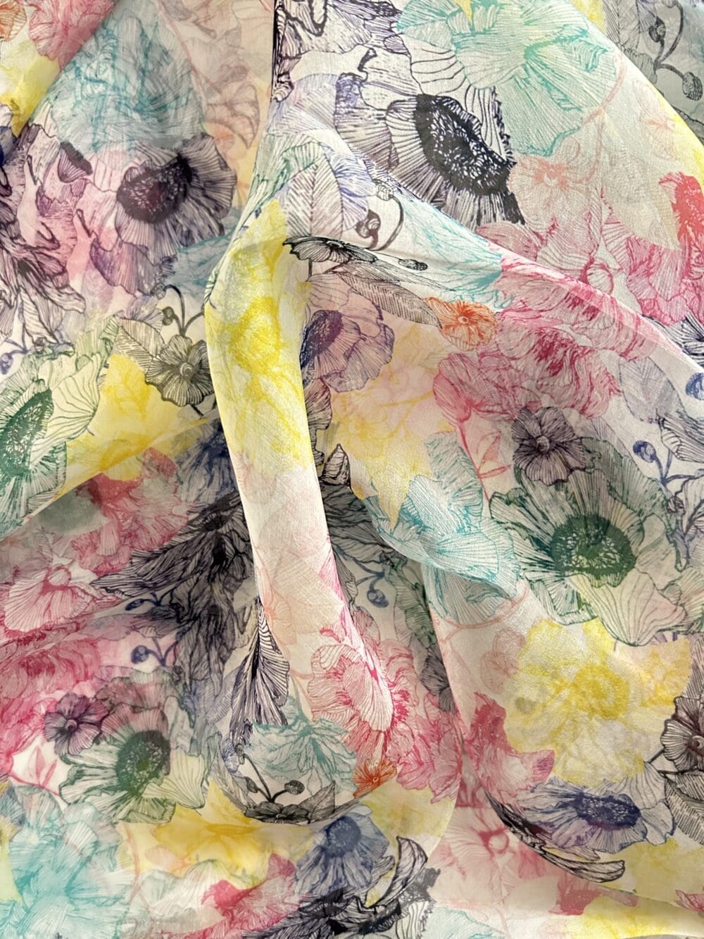Silk Organza Print