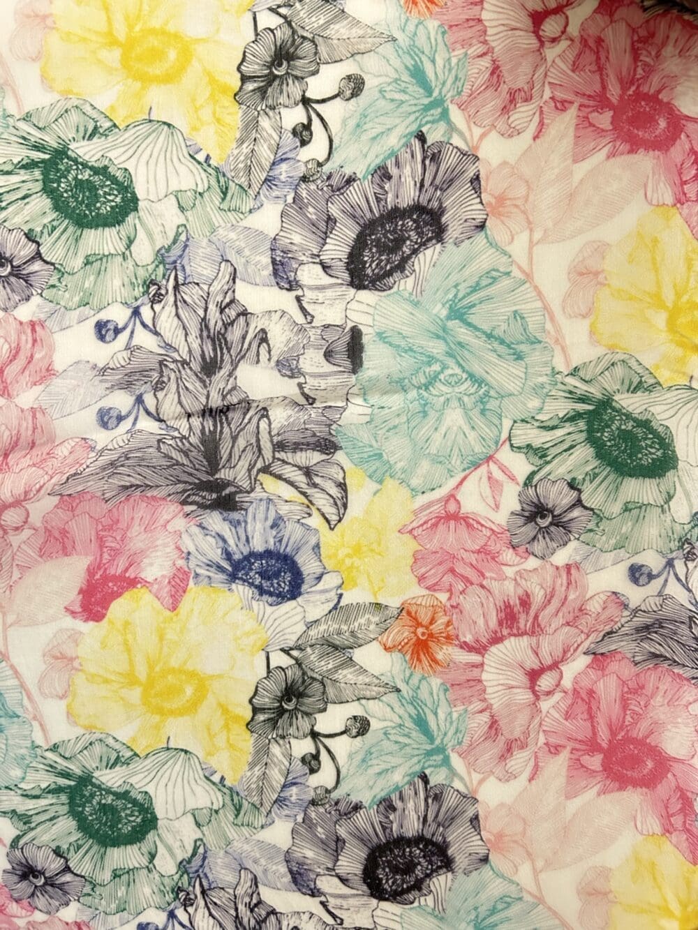 Silk Organza Print