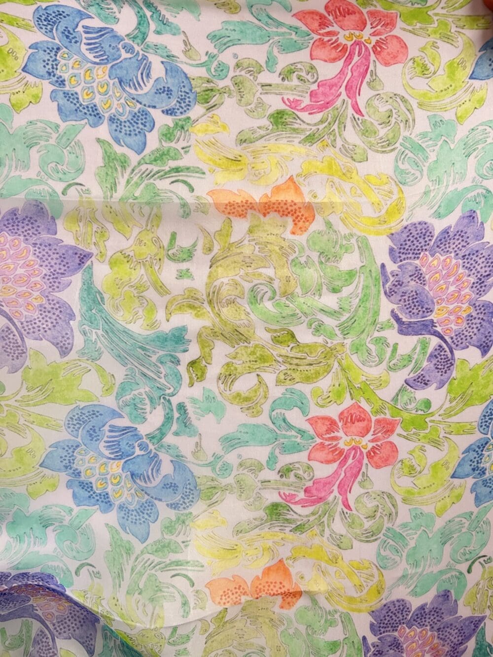 Silk Organza Print