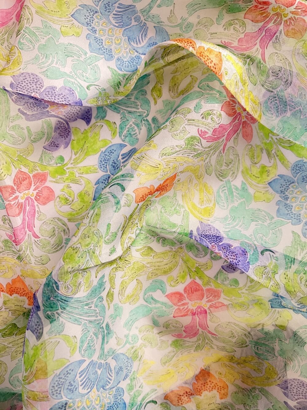 Silk Organza Print