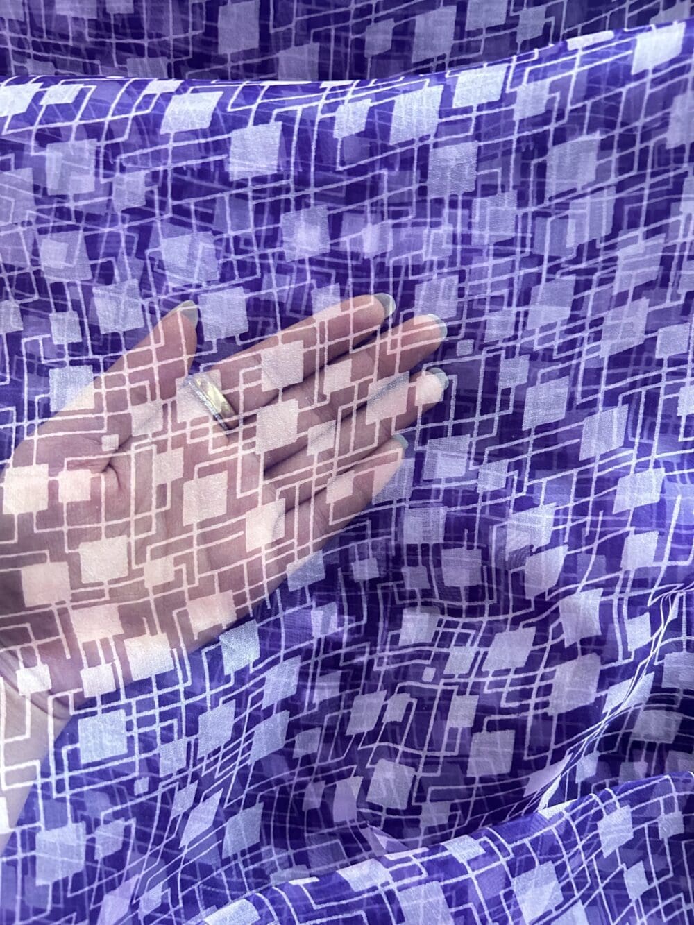 Silk Organza Print