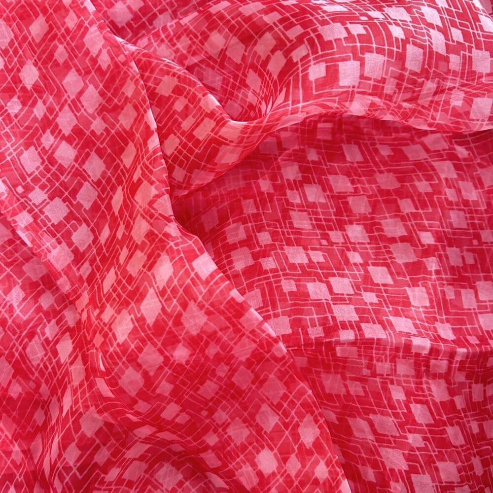 Silk Organza Print
