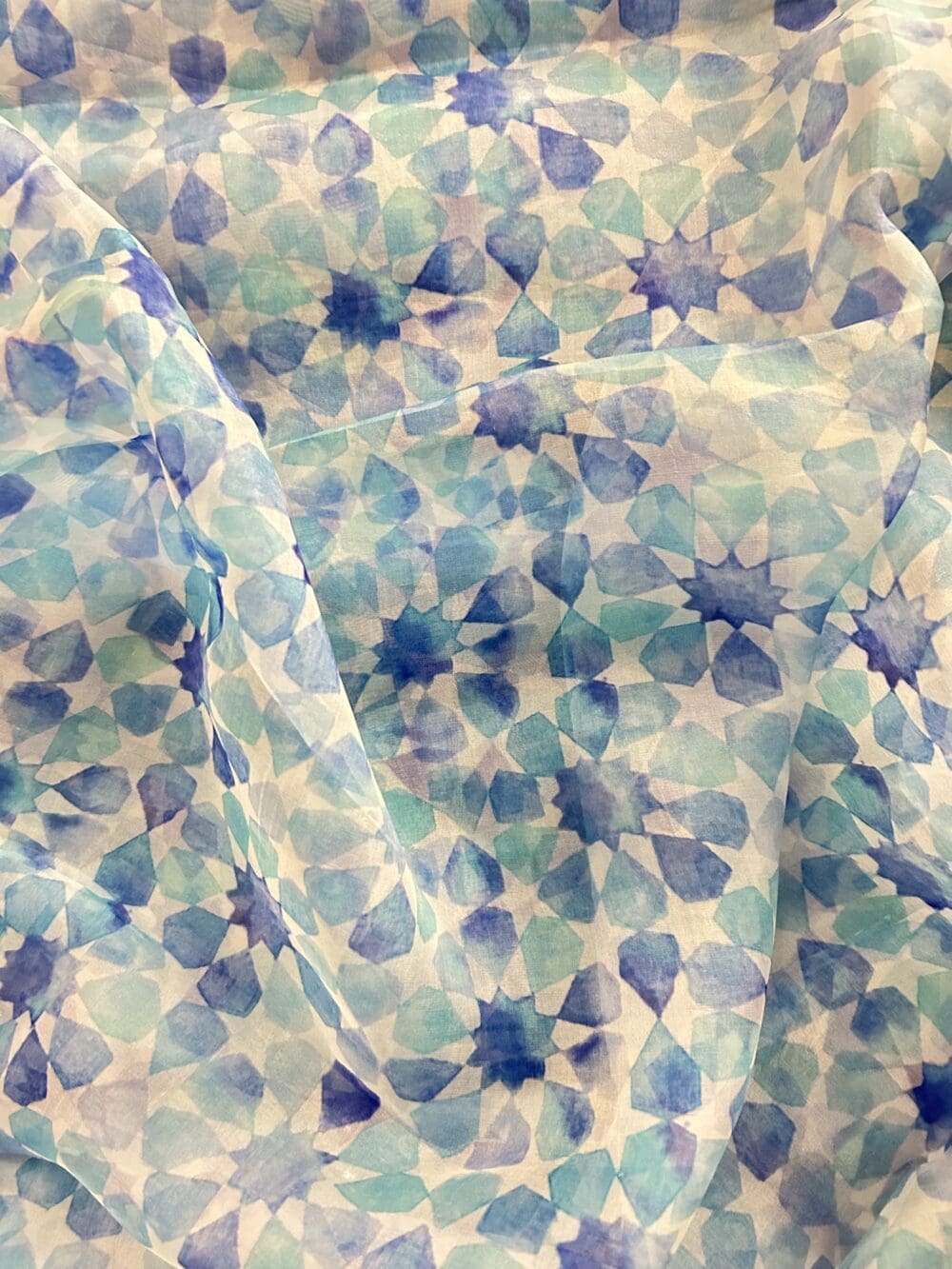 Silk Organza Print