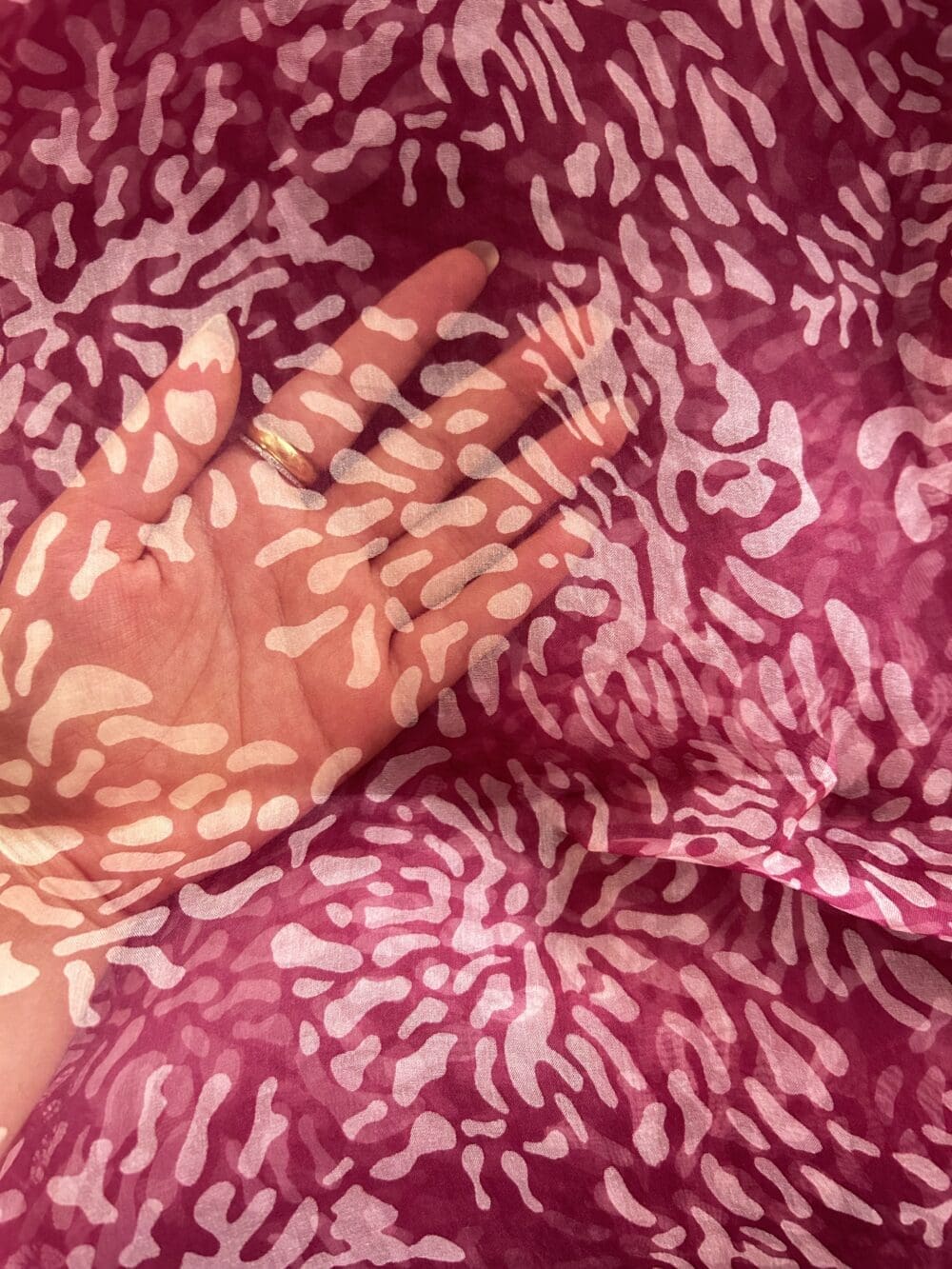 Silk Organza Print