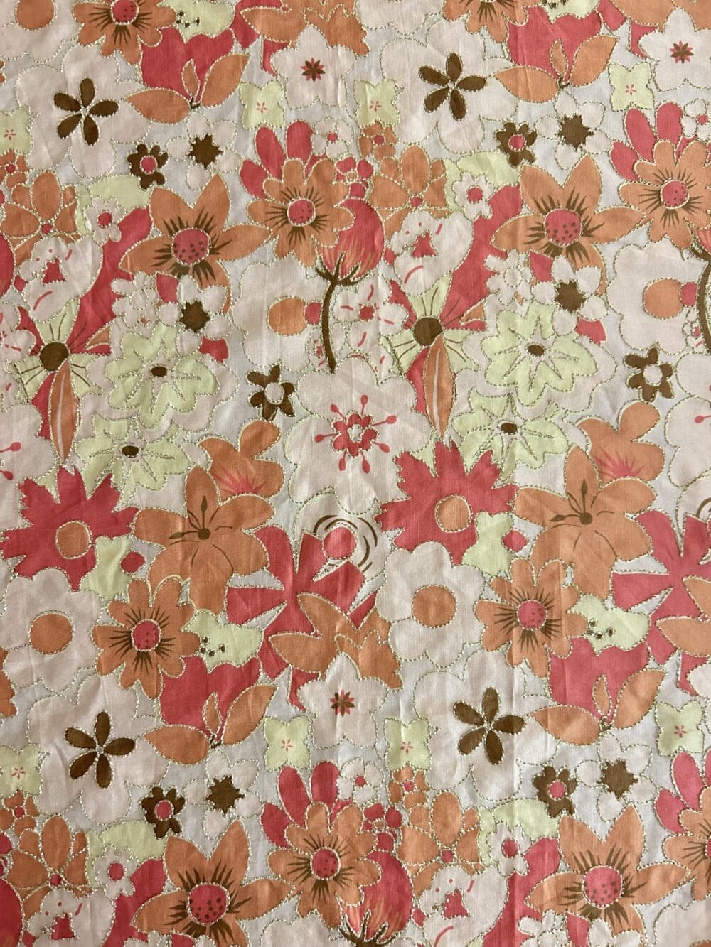 Printed Linen Satin Embroidery - Image 3