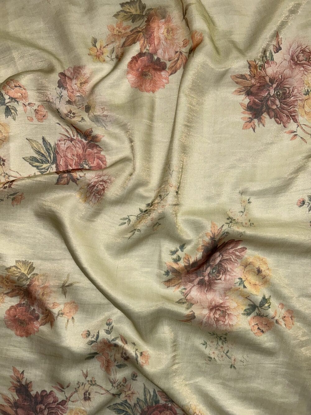 Silk Tissue Stripes Print - Image 2
