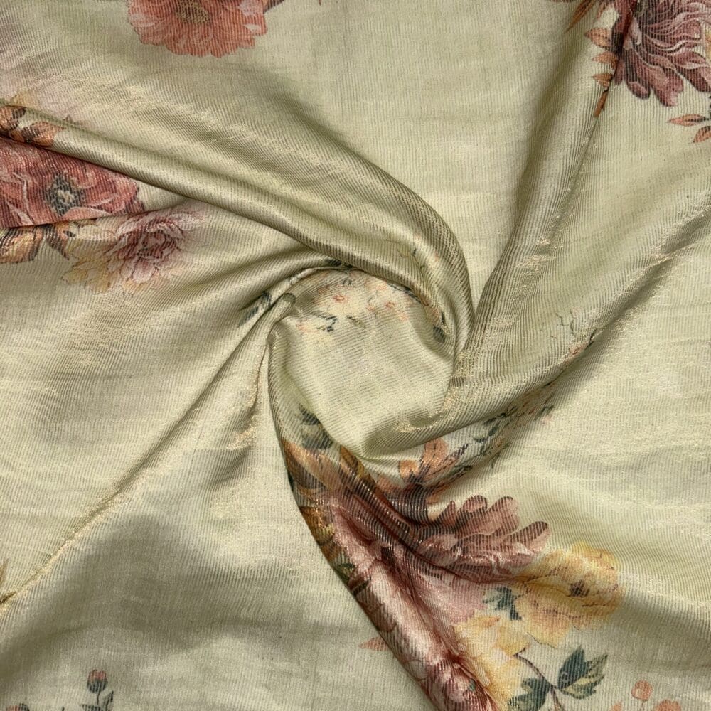 IMG_8313 Silk Tissue Stripes Print