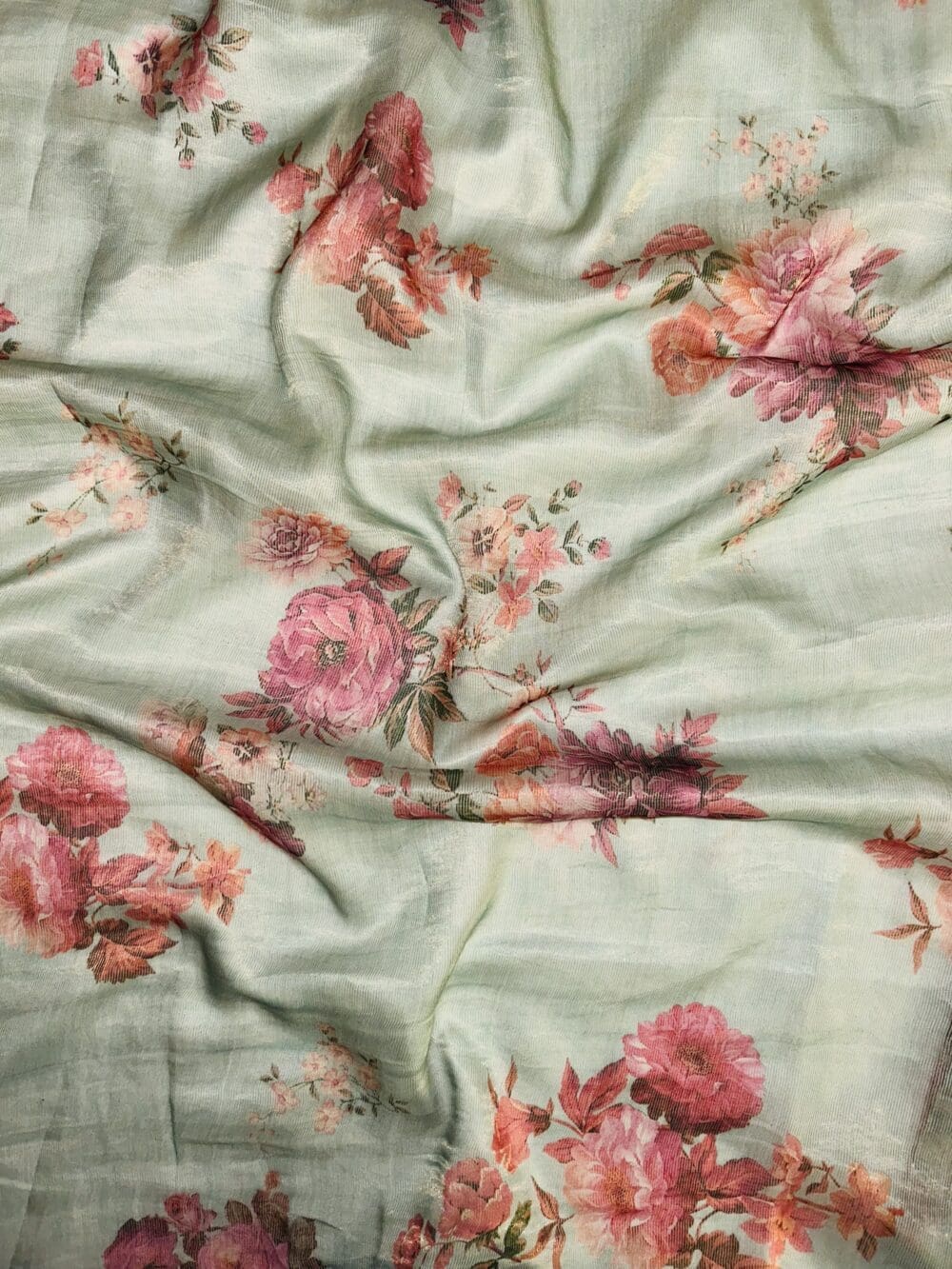 Silk Tissue Stripes Print - Image 3