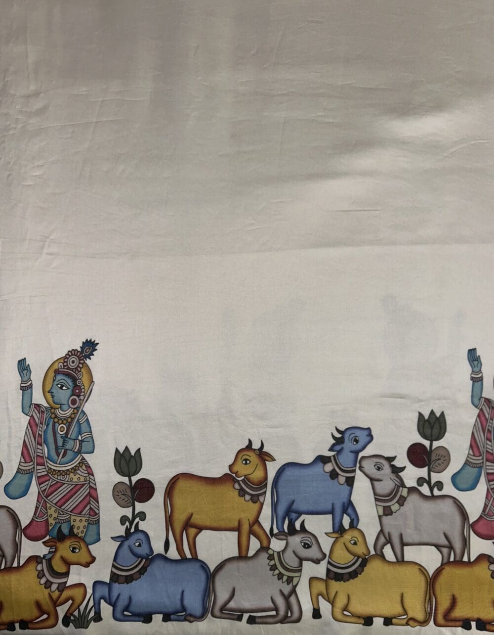 Silk Handloom Chanderi Print - Image 4