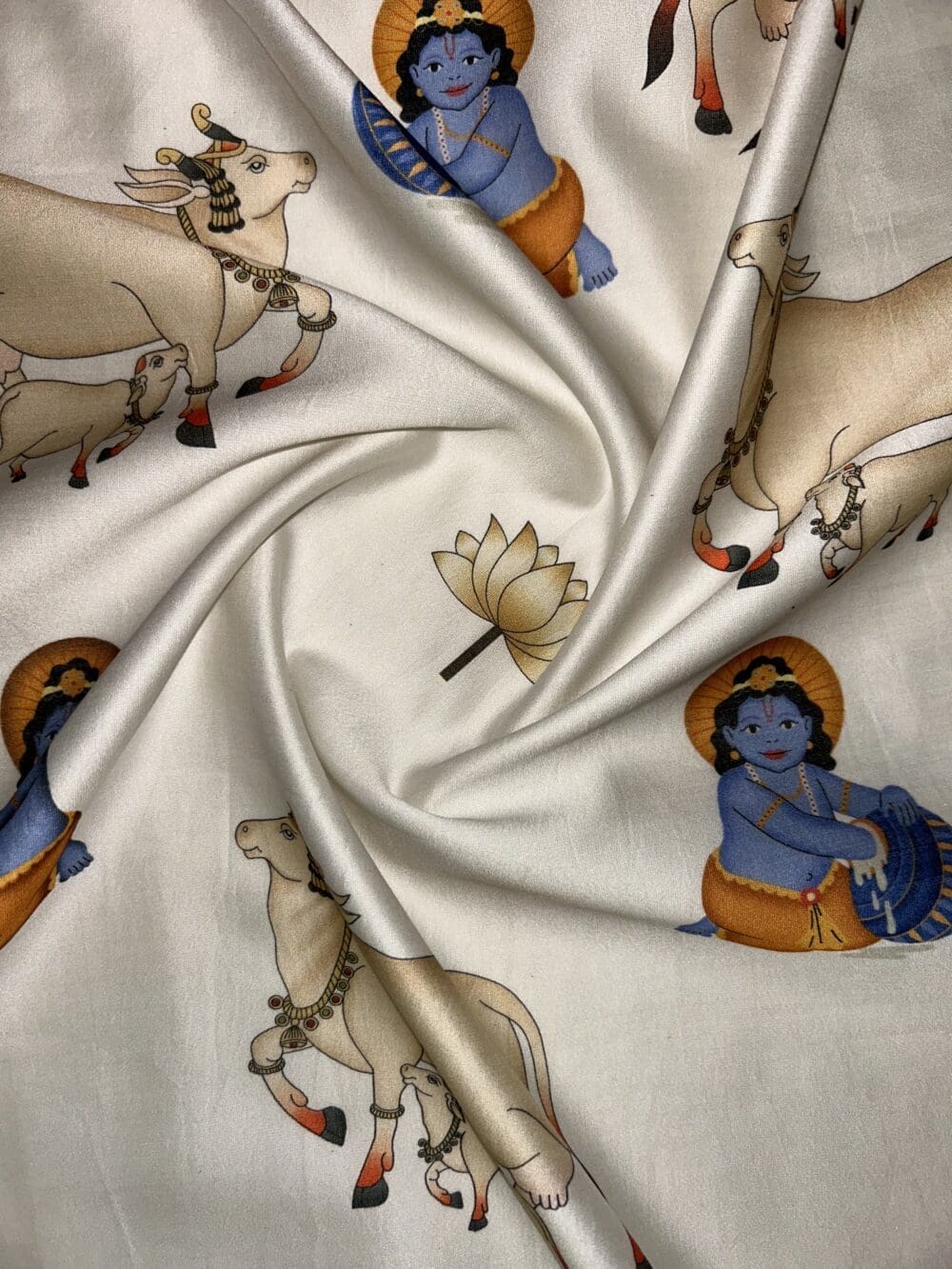 Silk Handloom Chanderi Print