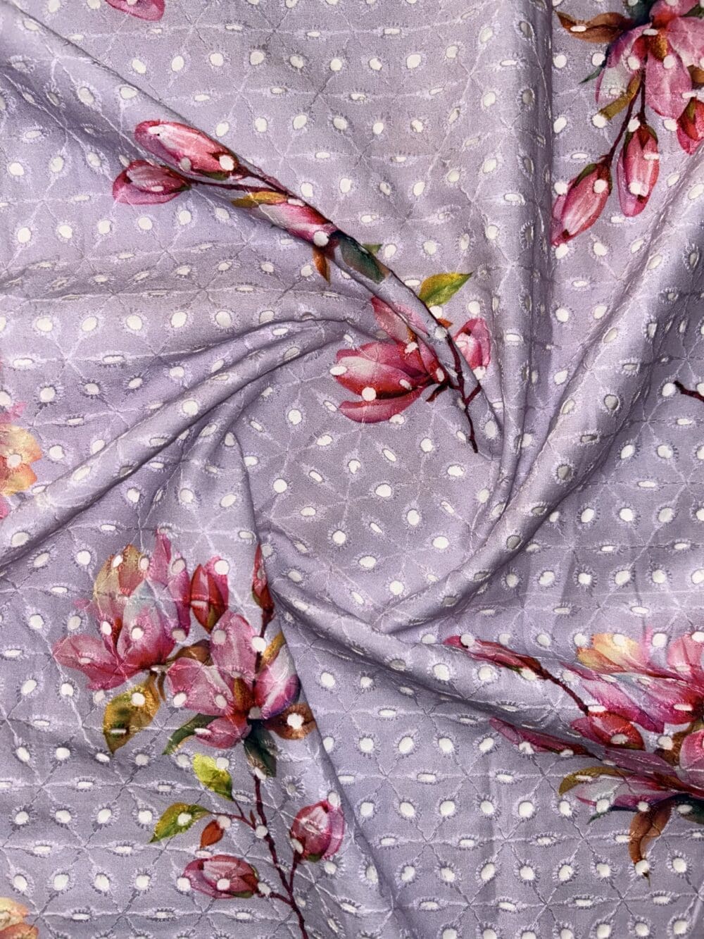 Printed Cotton Schiffli