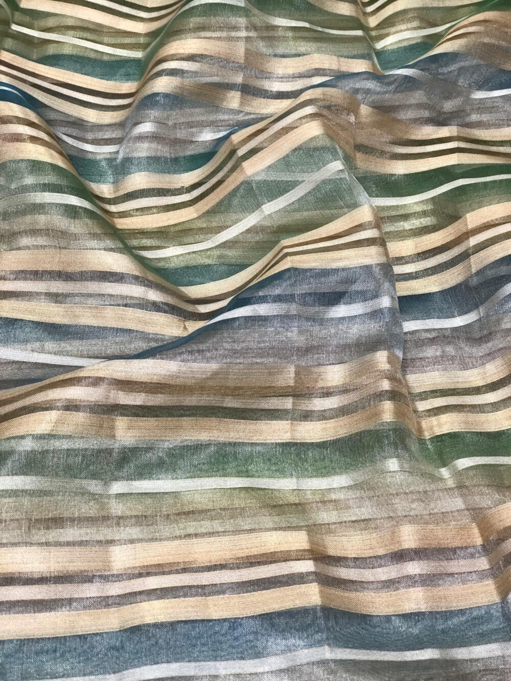 Pure Multicolour Silk Organza Tissue