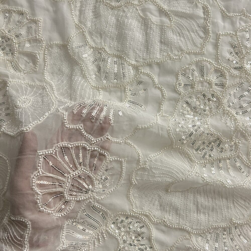 Viscose Georgette embroidery