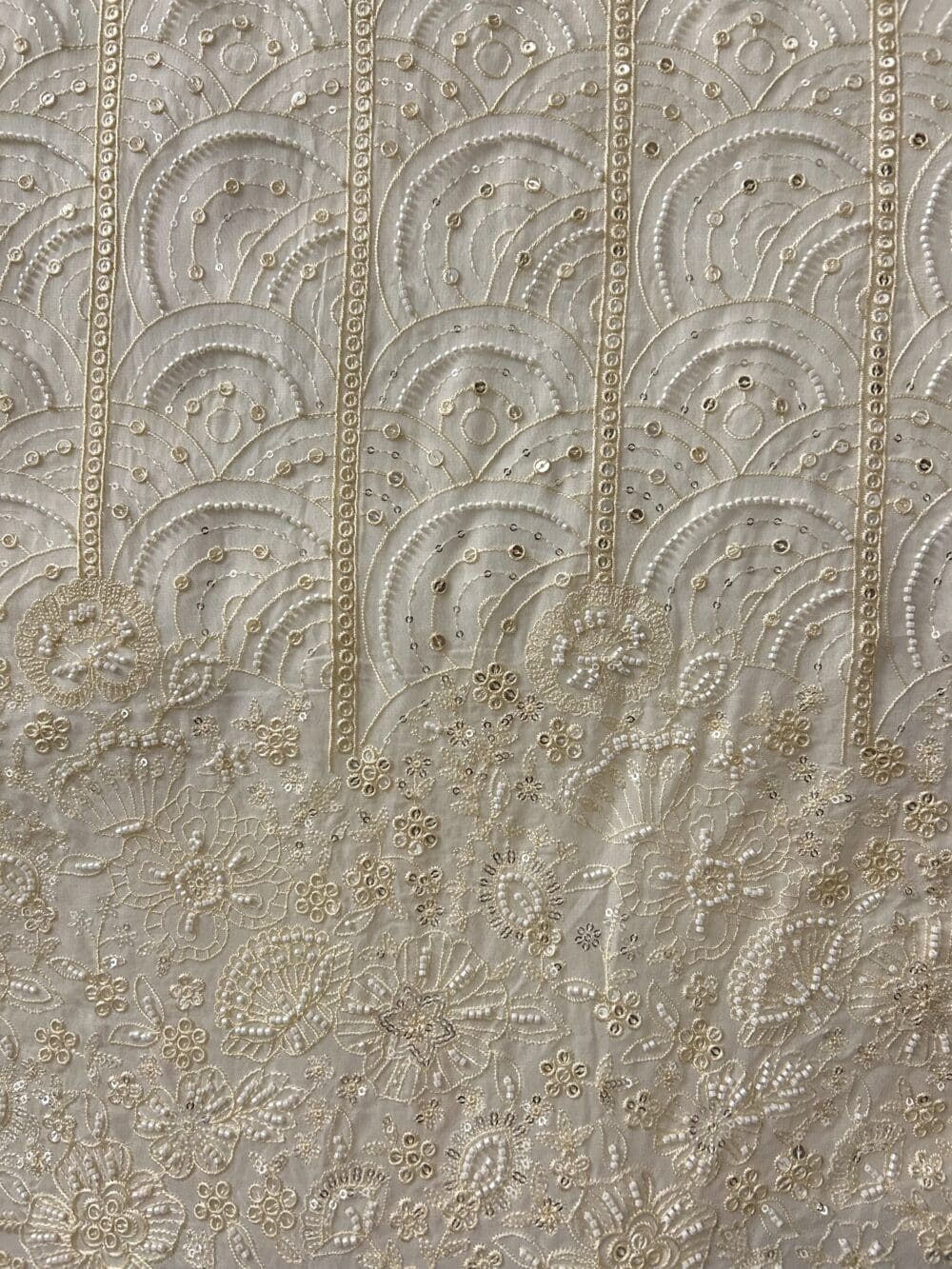 Viscose Georgette embroidery