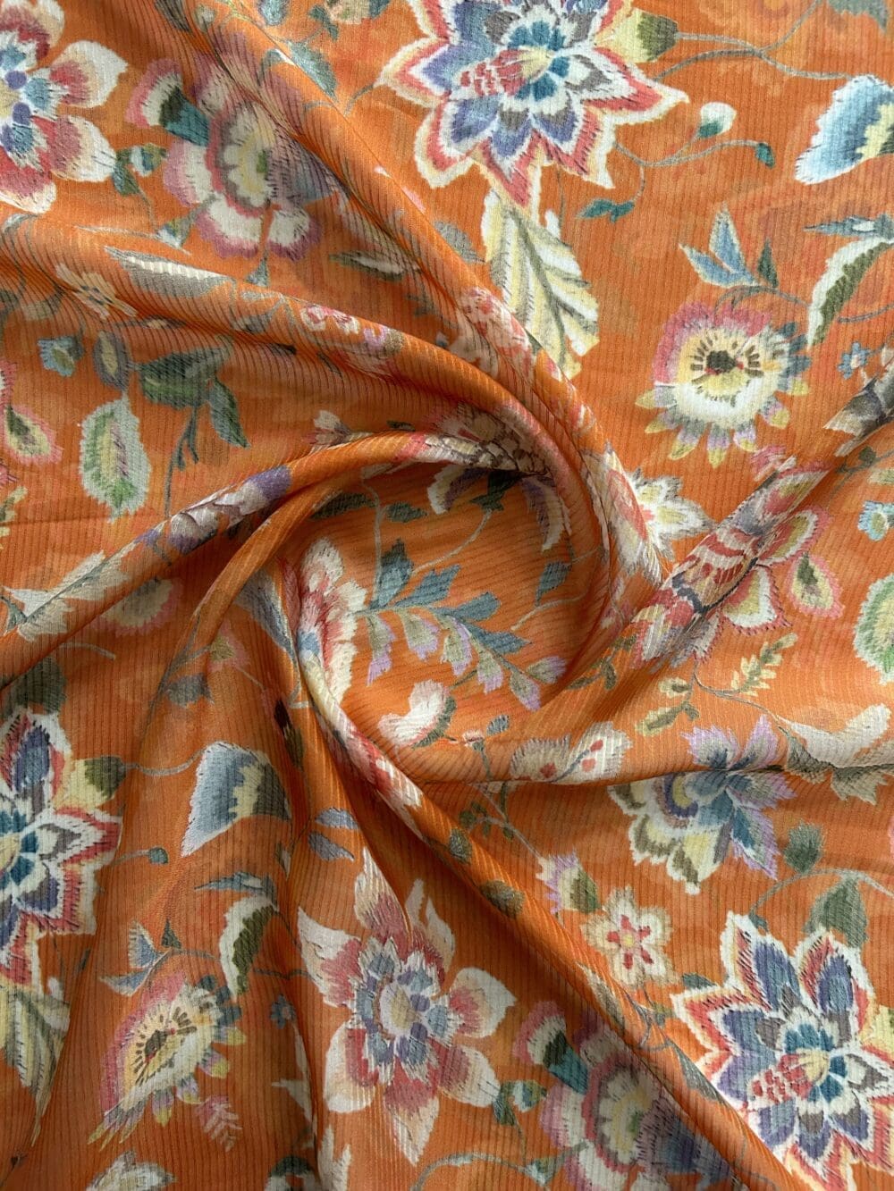 Flat Chiffon Lining Print