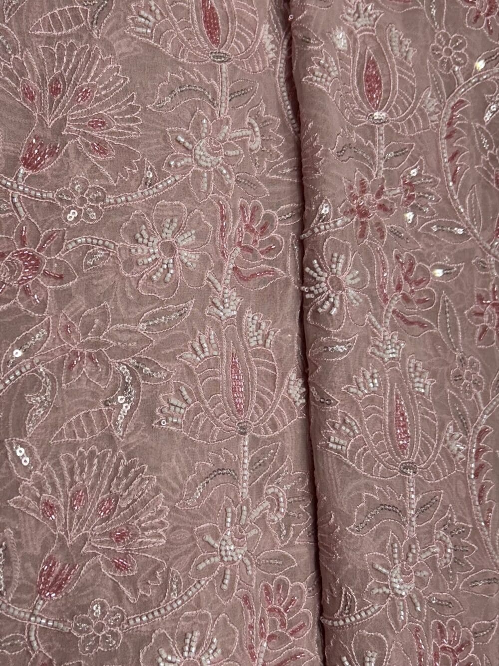 Viscose Georgette embroidery