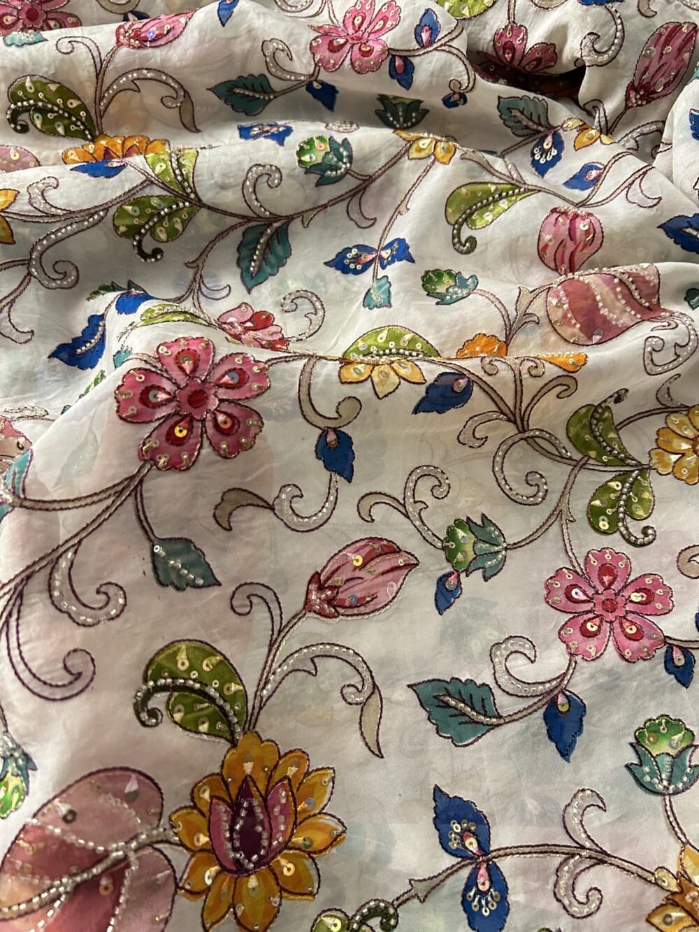Organza Print Embroidery - Image 2