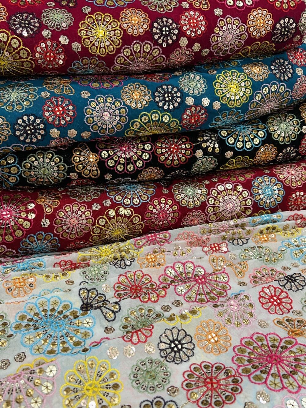 Georgette Embroidery