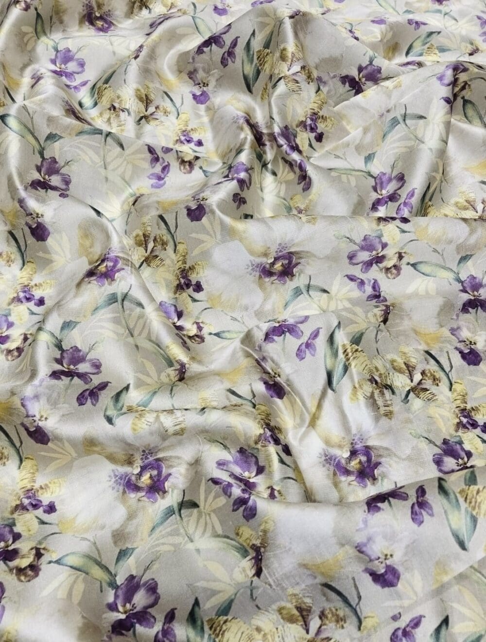 Italian Raw Silk Print