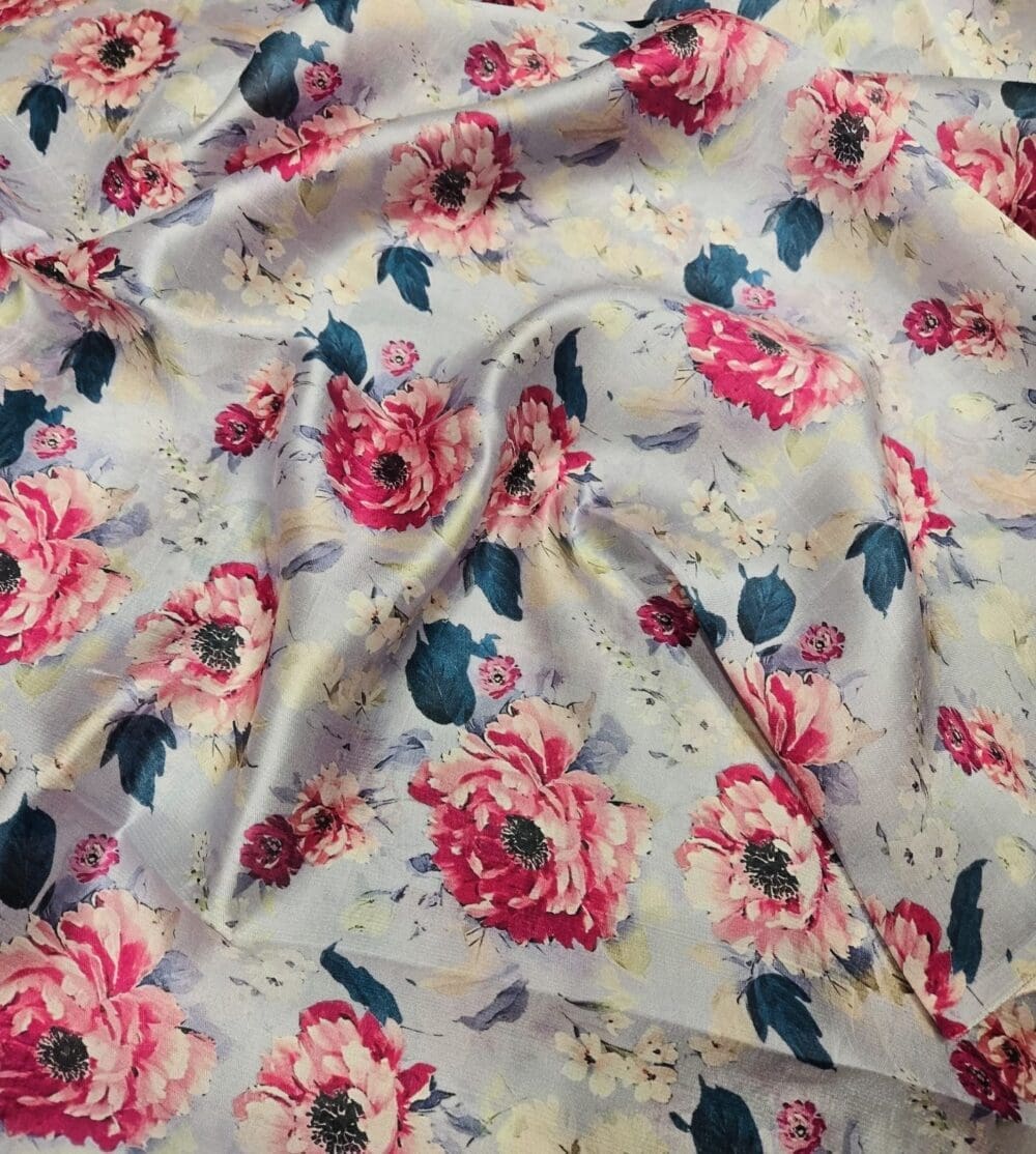 Italian Raw Silk Print
