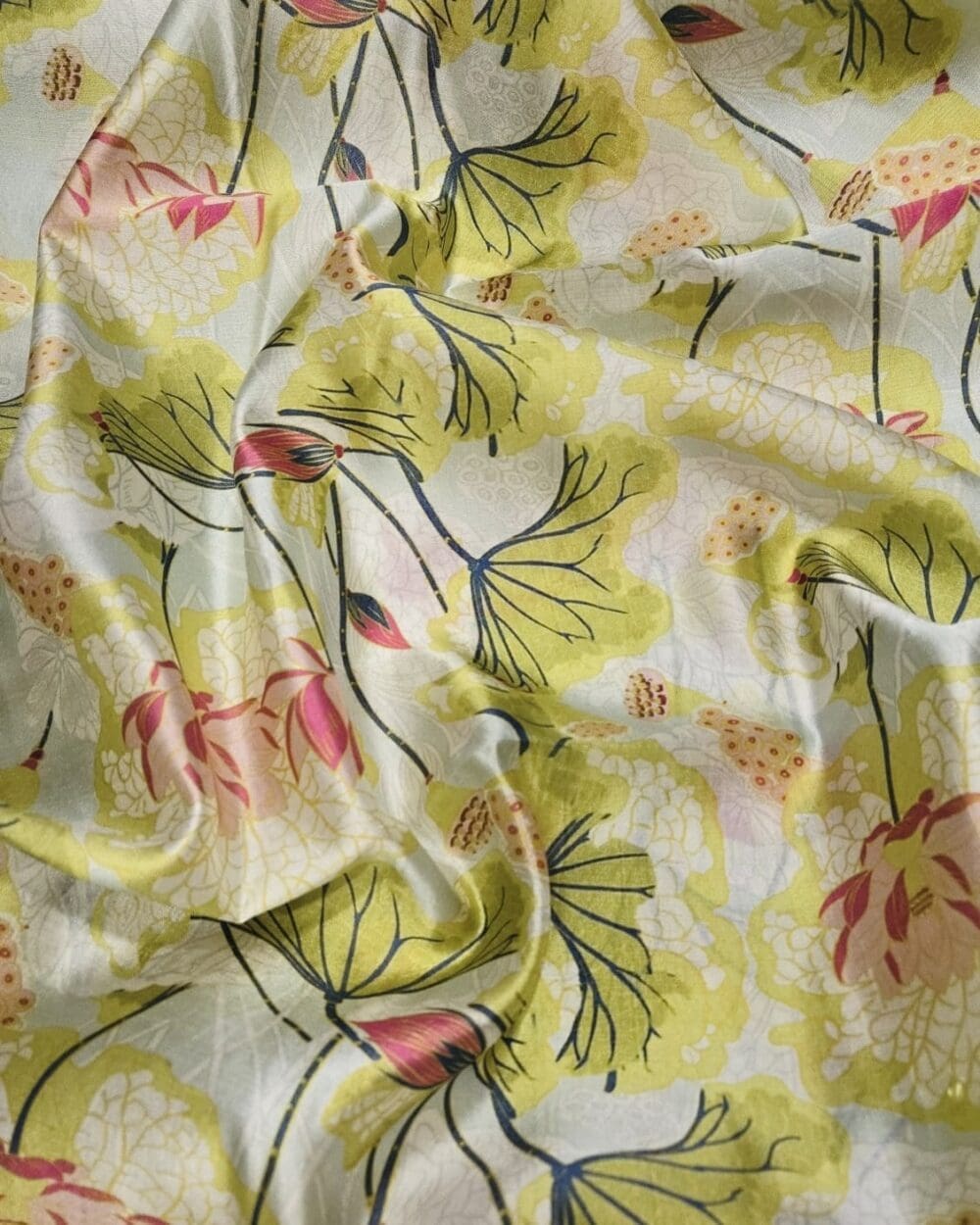 Italian Raw Silk Print