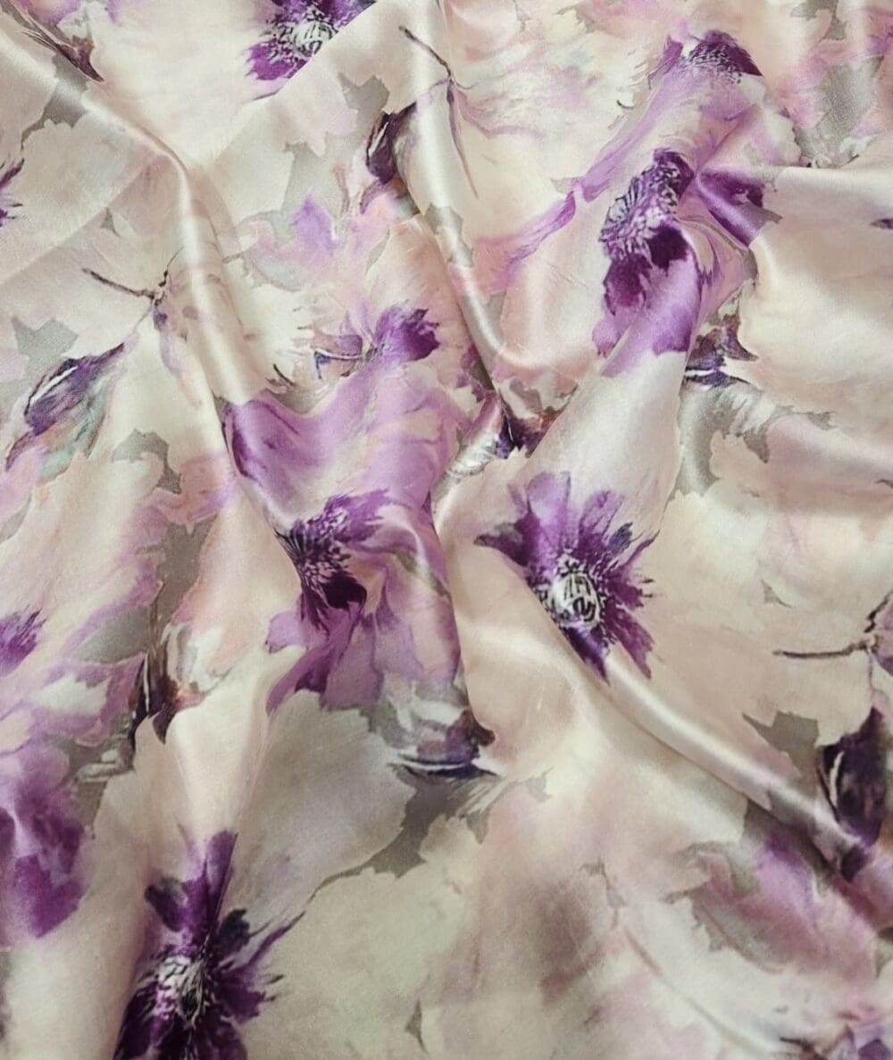 Italian Raw Silk Print