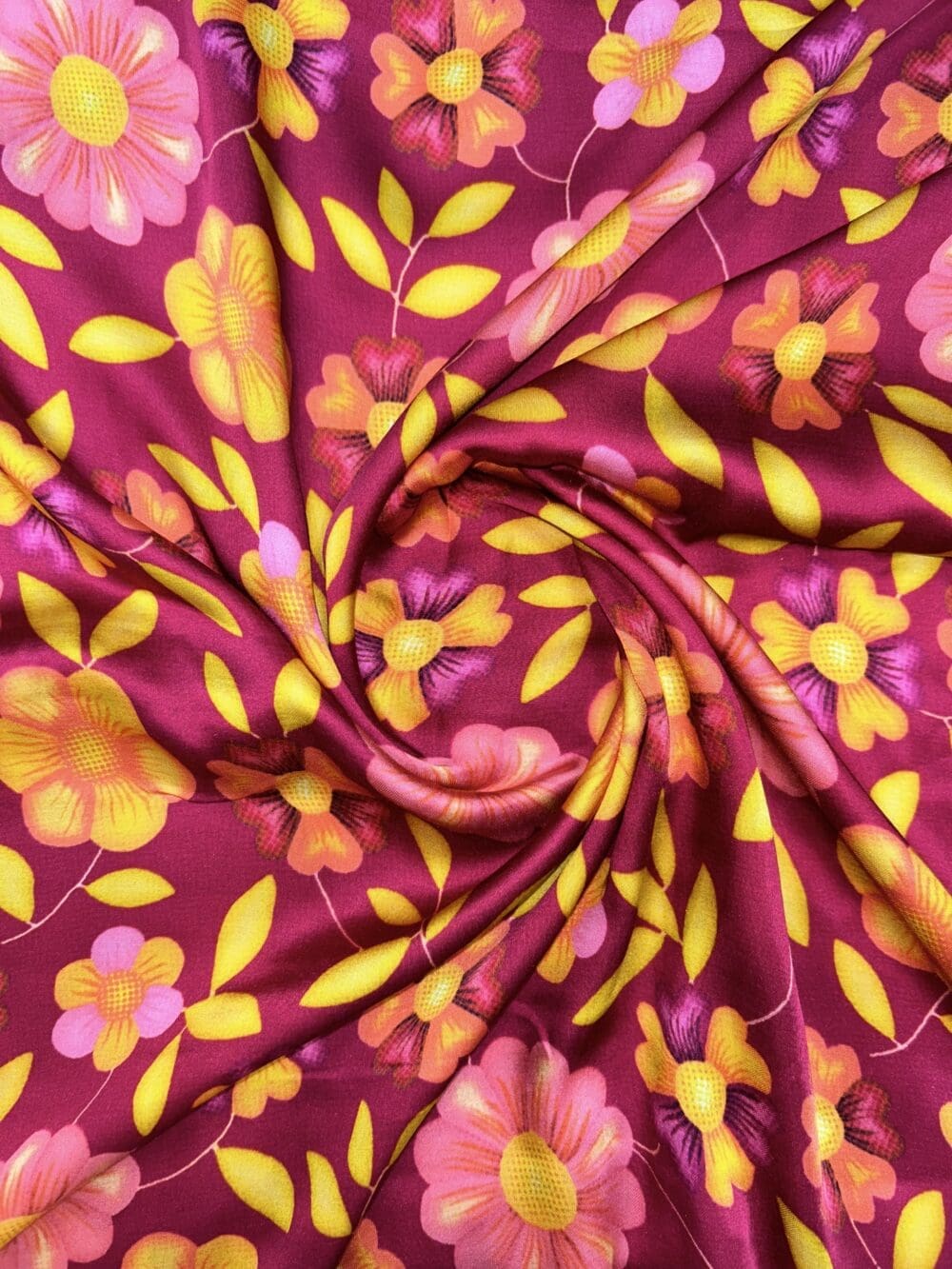 Modal Satin Print