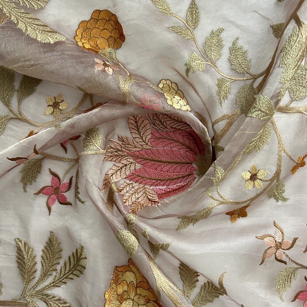 Silk Tissue Embroidery