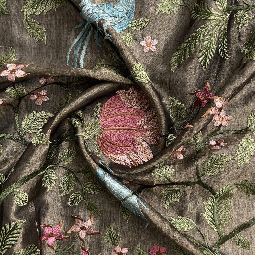 Silk Tissue Embroidery