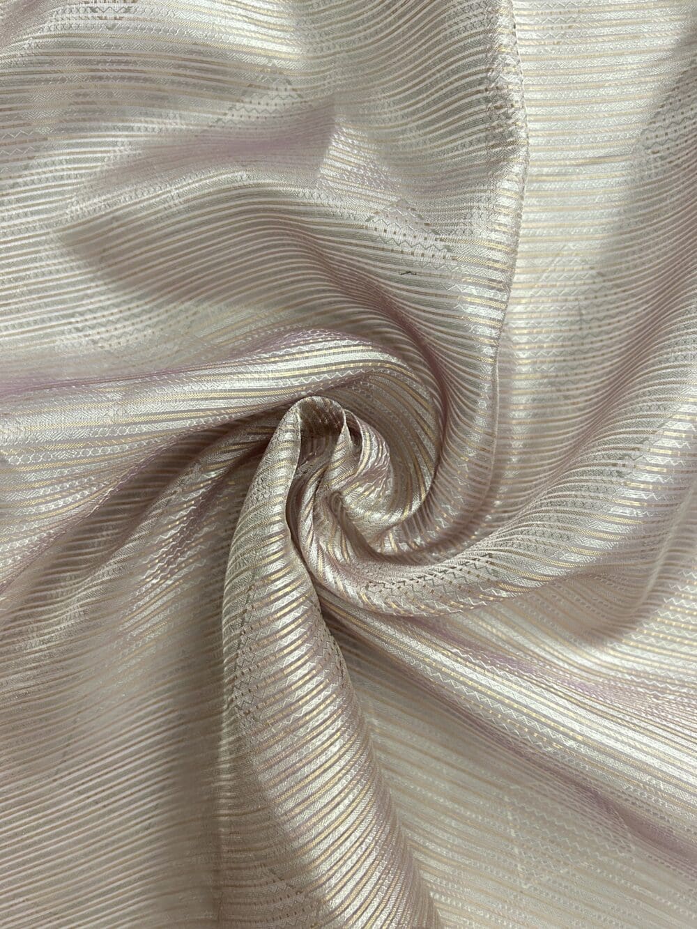 Pure Silk Tissue Jacquard