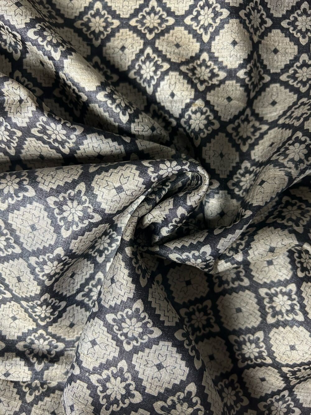 Silk Tussar Print