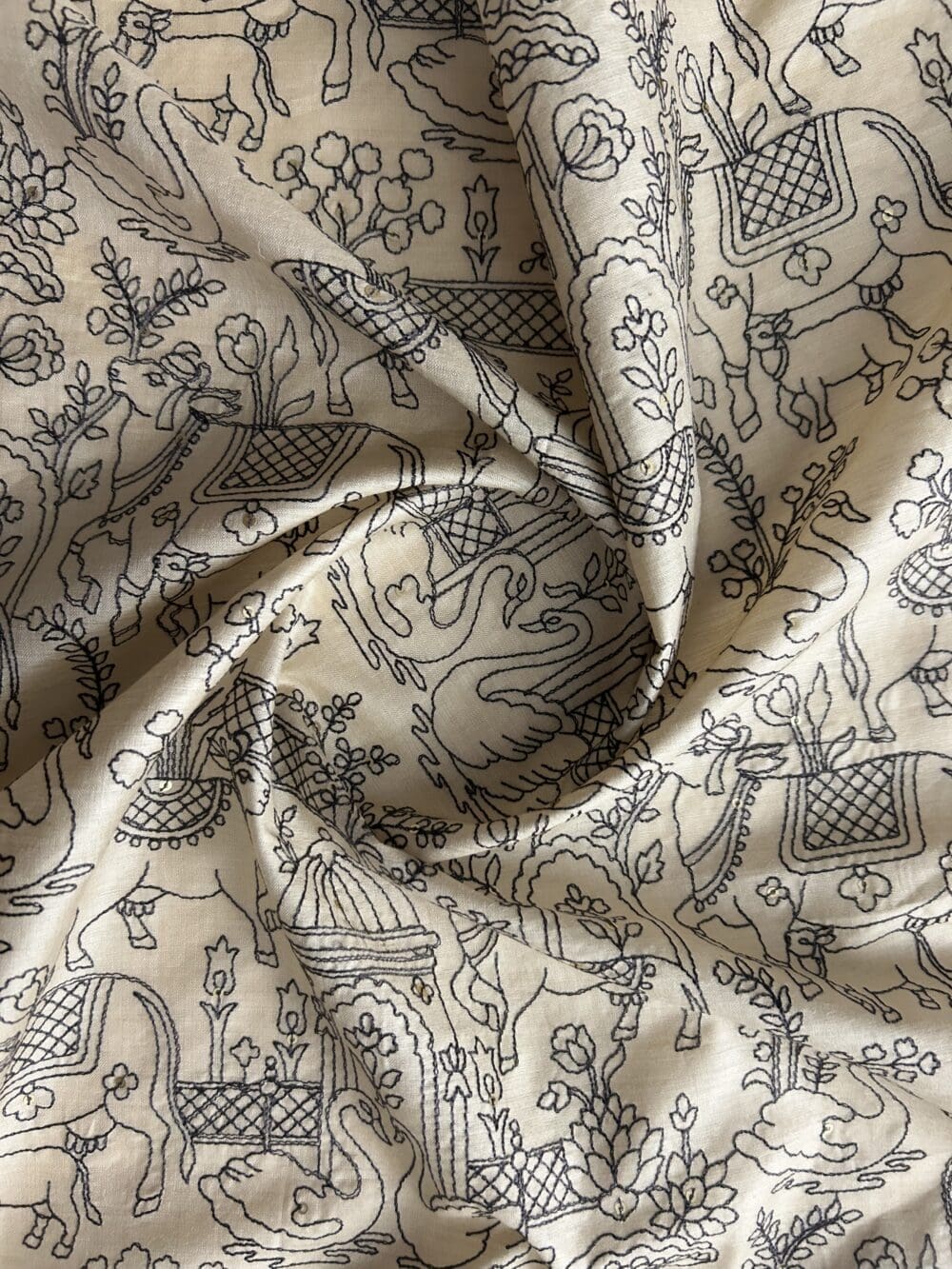 Munga Silk Embroidery