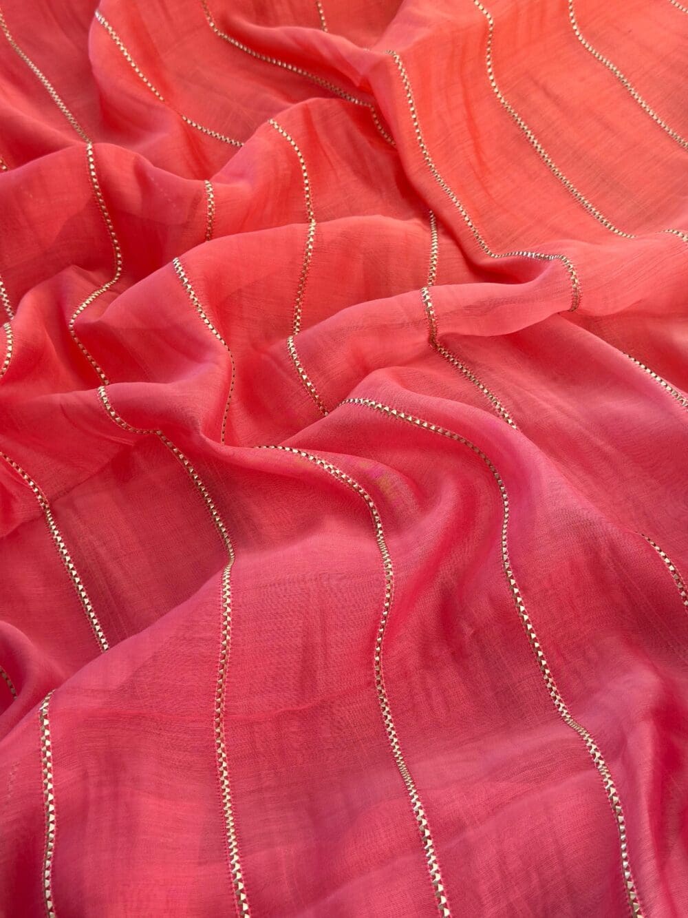 Box Ombre Chanderi Embroidery - Image 5